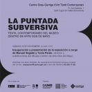 LA PUNTADA SUBVERSIVA